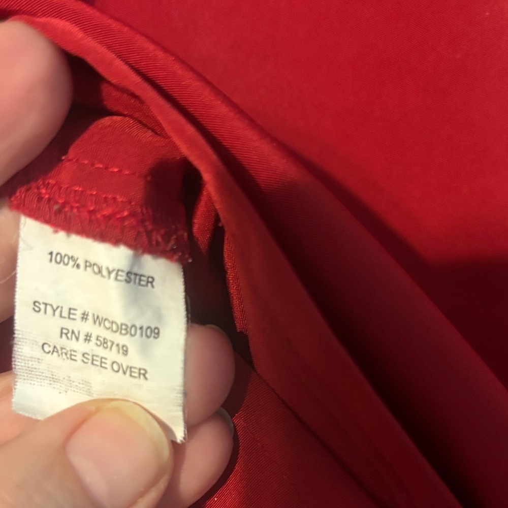 Elementz Women's Red Button Down Wrinkle Free Shi… - image 8